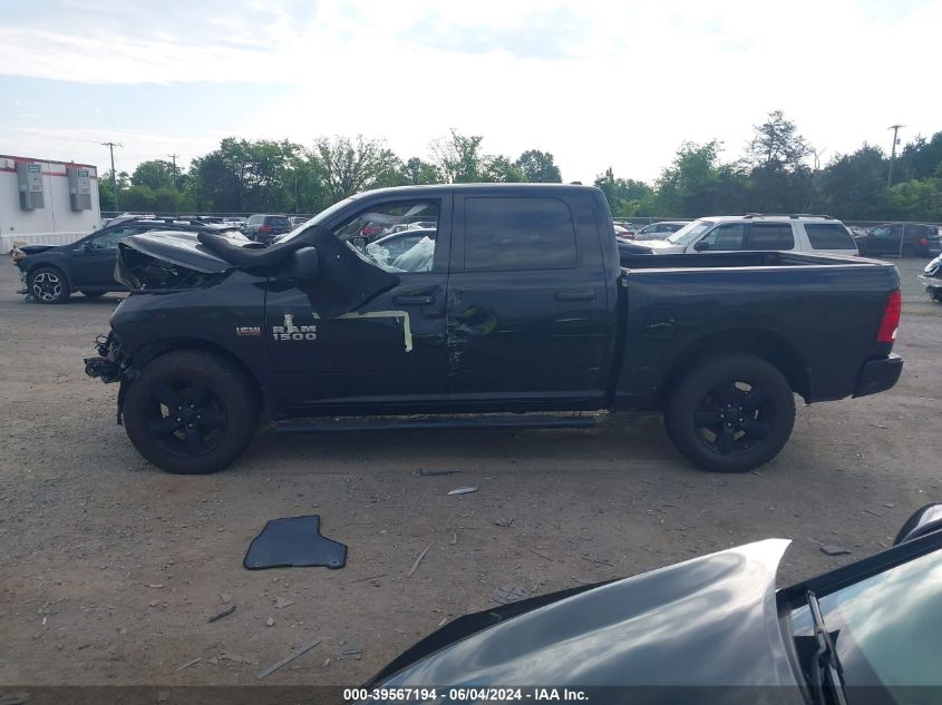 2018 Ram 1500 Express 4X4 5'7 Box VIN: 1C6RR7KT6JS155498 Lot: 39567194