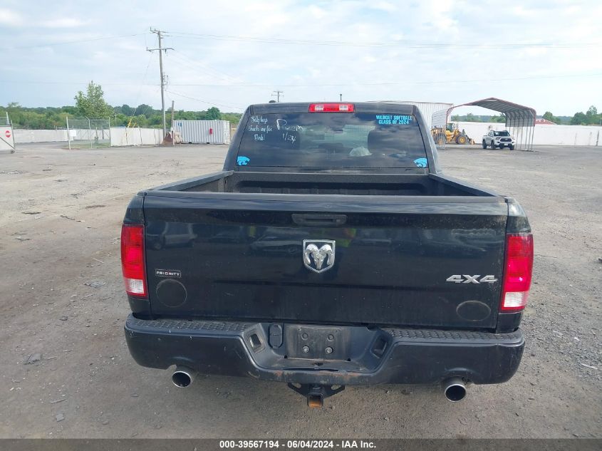 2018 Ram 1500 Express 4X4 5'7 Box VIN: 1C6RR7KT6JS155498 Lot: 39567194