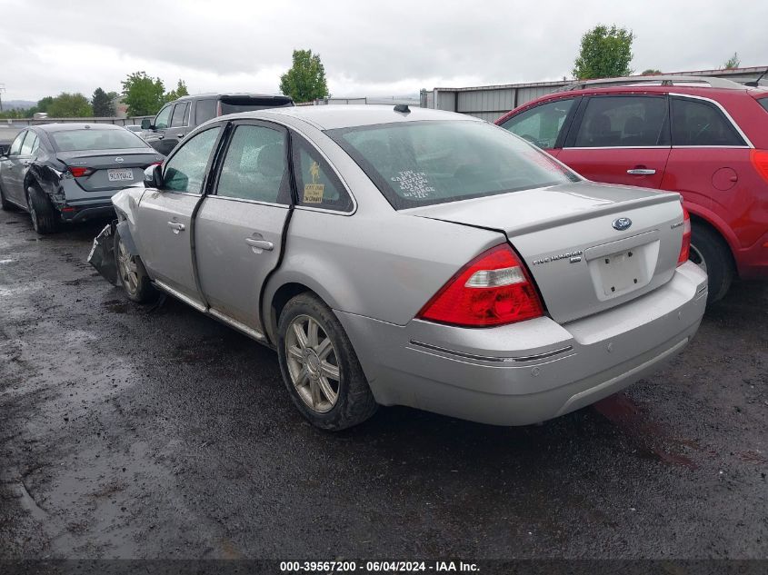 2007 Ford Five Hundred Limited VIN: 1FAHP28157G135229 Lot: 39567200