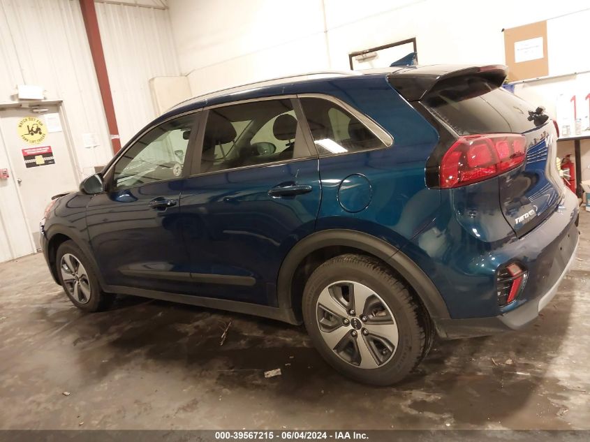 2022 Kia Niro Lx VIN: KNDCB3LC5N5499600 Lot: 39567215