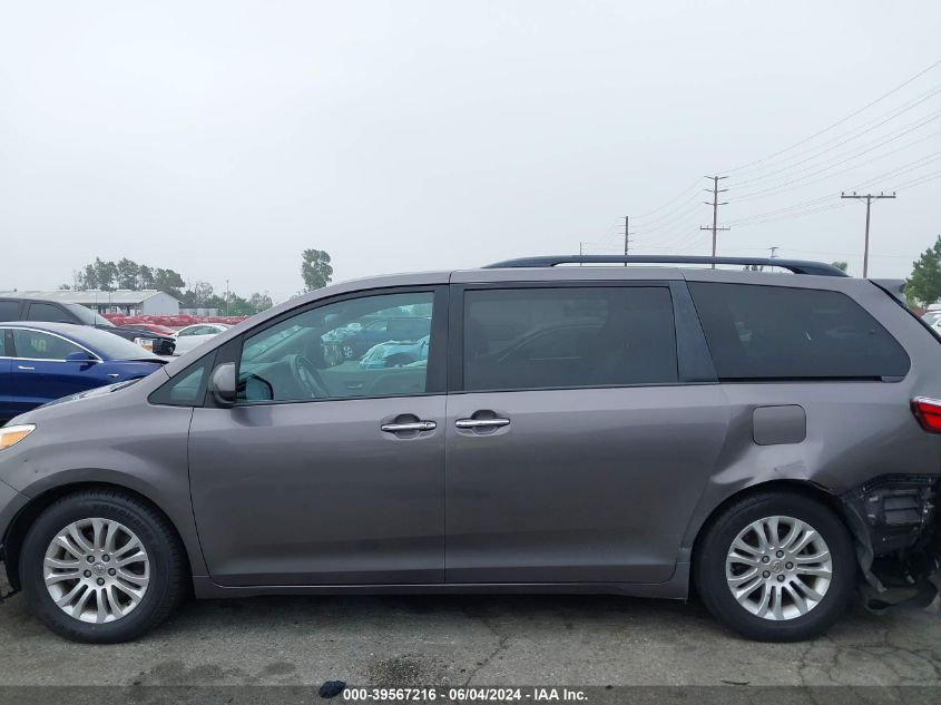 2015 Toyota Sienna Xle 8 Passenger VIN: 5TDYK3DC6FS688126 Lot: 39567216