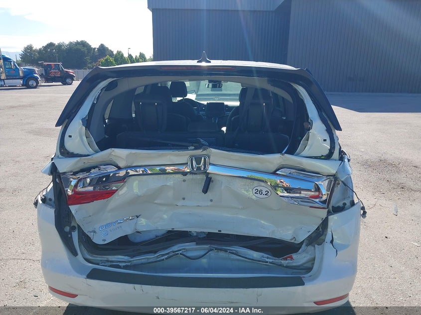 2019 Honda Odyssey Ex-L VIN: 5FNRL6H76KB023998 Lot: 39567217