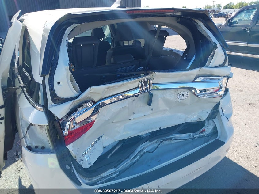 2019 Honda Odyssey Ex-L VIN: 5FNRL6H76KB023998 Lot: 39567217