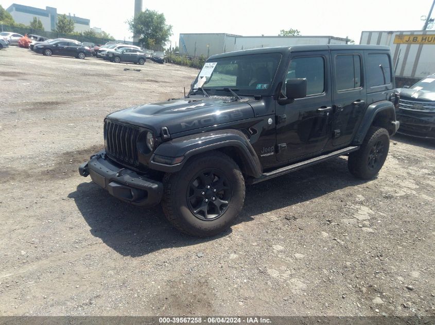 2018 Jeep Wrangler Unlimited Moab 4X4 VIN: 1C4HJXEG4JW321455 Lot: 39567258