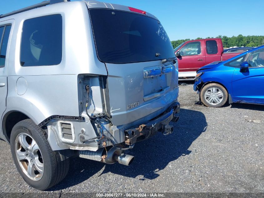 2012 Honda Pilot Ex-L VIN: 5FNYF4H6XCB040898 Lot: 39567277