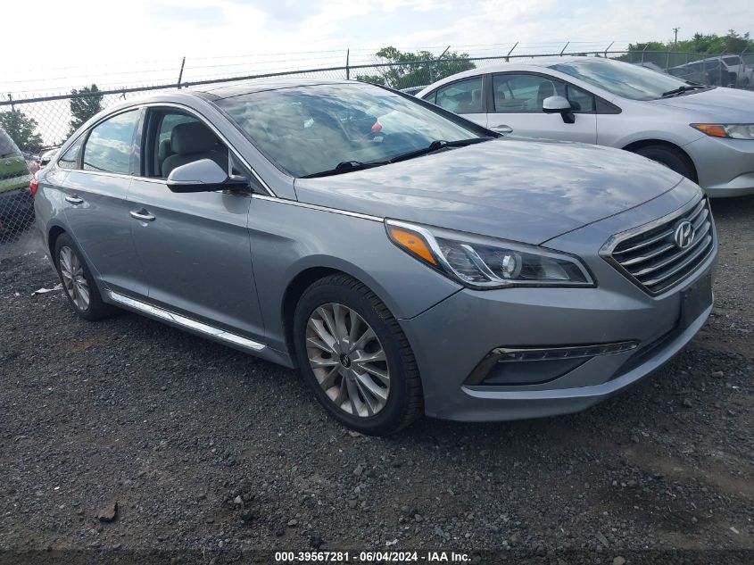 2015 Hyundai Sonata Limited VIN: 5NPE34AF6FH078625 Lot: 39567281