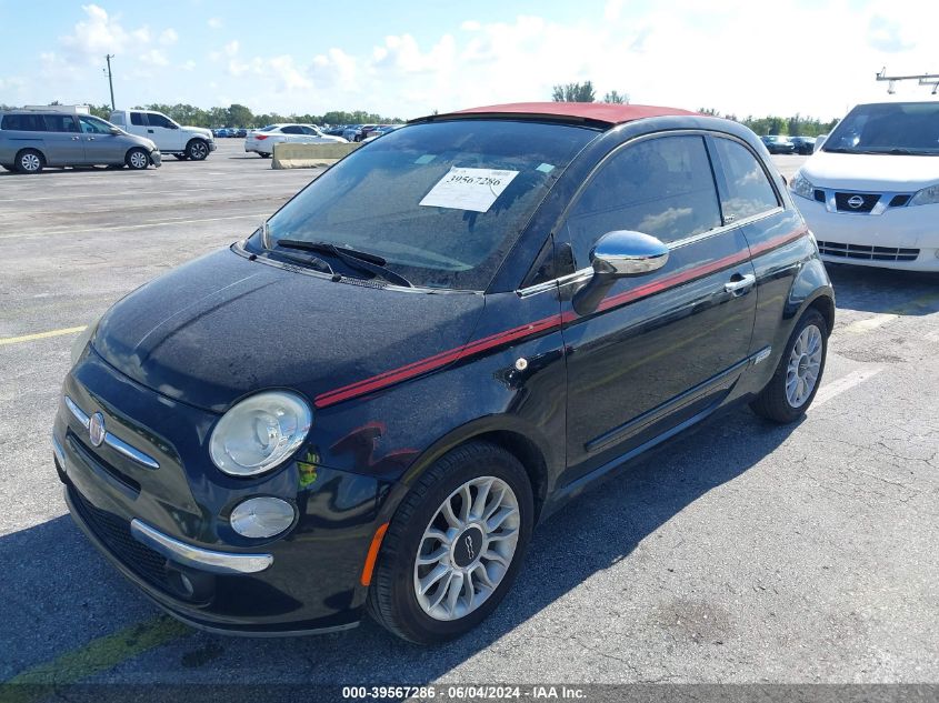 2012 Fiat 500C Lounge VIN: 3C3CFFER9CT352429 Lot: 39567286