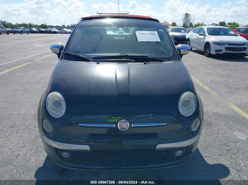 2012 Fiat 500C Lounge VIN: 3C3CFFER9CT352429 Lot: 39567286