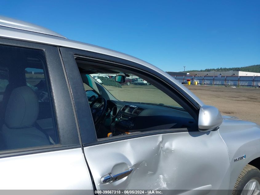 2008 Toyota Highlander Hybrid Limited VIN: JTEEW44A882006638 Lot: 39567318