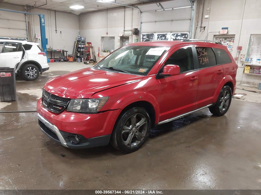 2015 DODGE JOURNEY VIN: 3C4PDCGB4FT727598