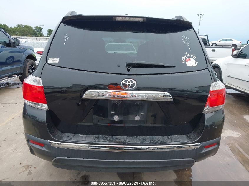 2012 Toyota Highlander Se V6 VIN: 5TDZK3EH2CS089346 Lot: 39567351