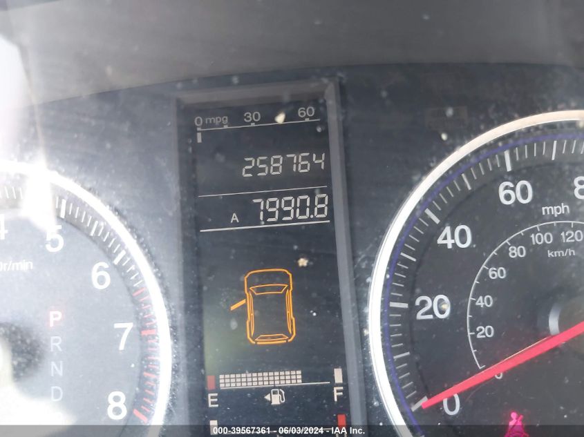 2009 Honda Cr-V Lx VIN: 5J6RE48329L024319 Lot: 39567361