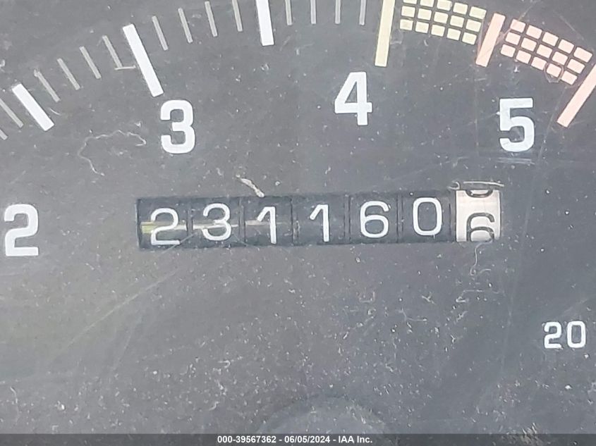 1992 Chevrolet Suburban K1500 VIN: 1GNFK16K1NJ326661 Lot: 39567362