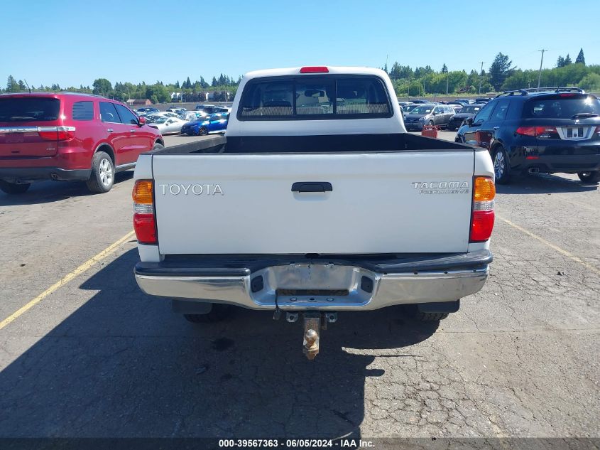 2002 Toyota Tacoma Prerunner V6 VIN: 5TESN92N52Z898119 Lot: 39567363