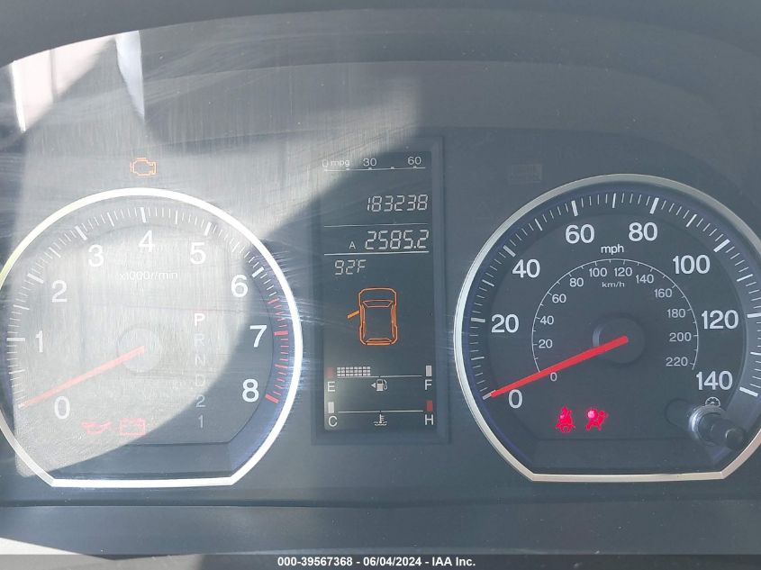 2008 Honda Cr-V Ex-L VIN: JHLRE48738C067612 Lot: 39567368