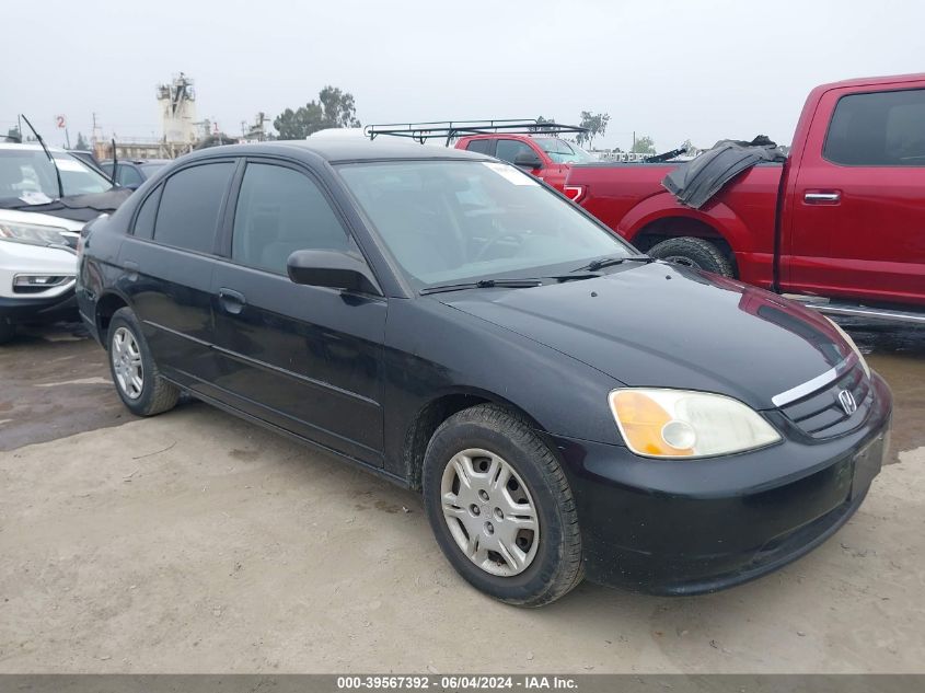 2002 Honda Civic Lx VIN: 2HGES16542H536149 Lot: 39567392