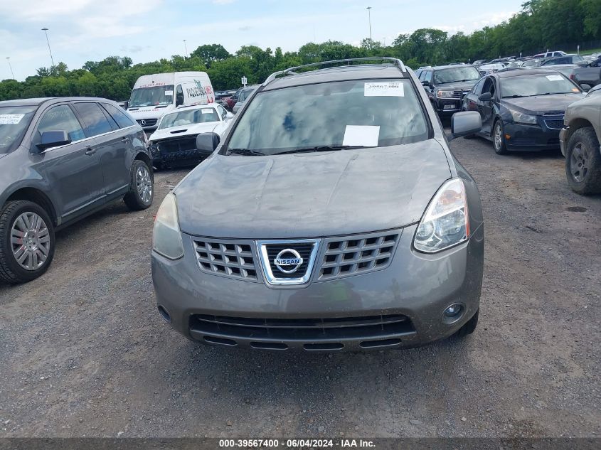 2008 Nissan Rogue Sl VIN: JN8AS58V88W134232 Lot: 39567400