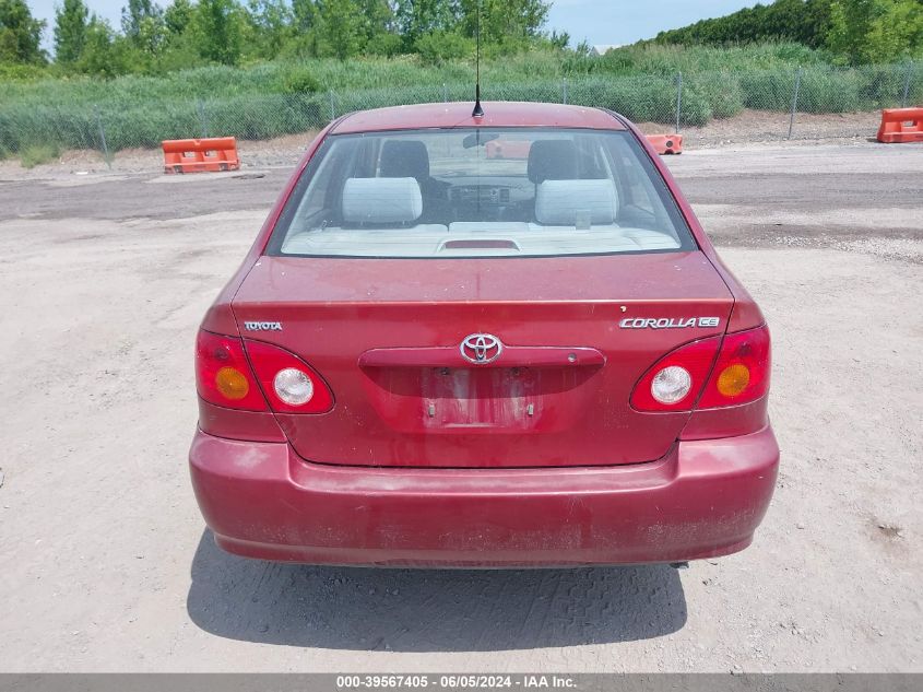 2004 Toyota Corolla Ce VIN: JTDBR32E142025623 Lot: 39567405