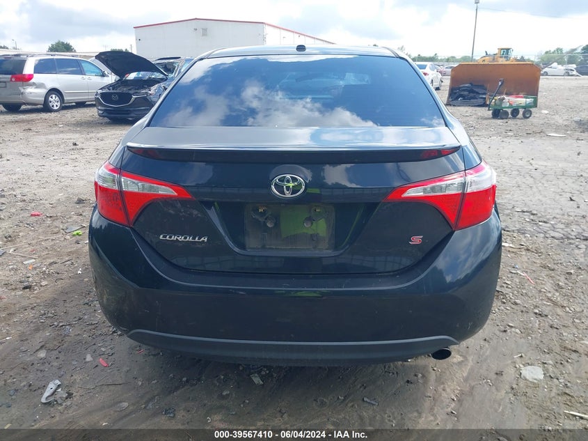 2016 Toyota Corolla S Plus VIN: 2T1BURHE4GC593024 Lot: 39567410