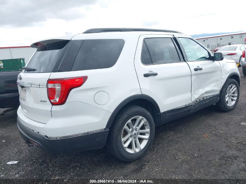 2017 Ford Explorer VIN: 1FM5K8B8XHGA71433 Lot: 39567415