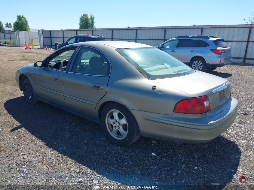 2002 Mercury Sable Gs VIN: 1MEFM50U52G621158 Lot: 39567421