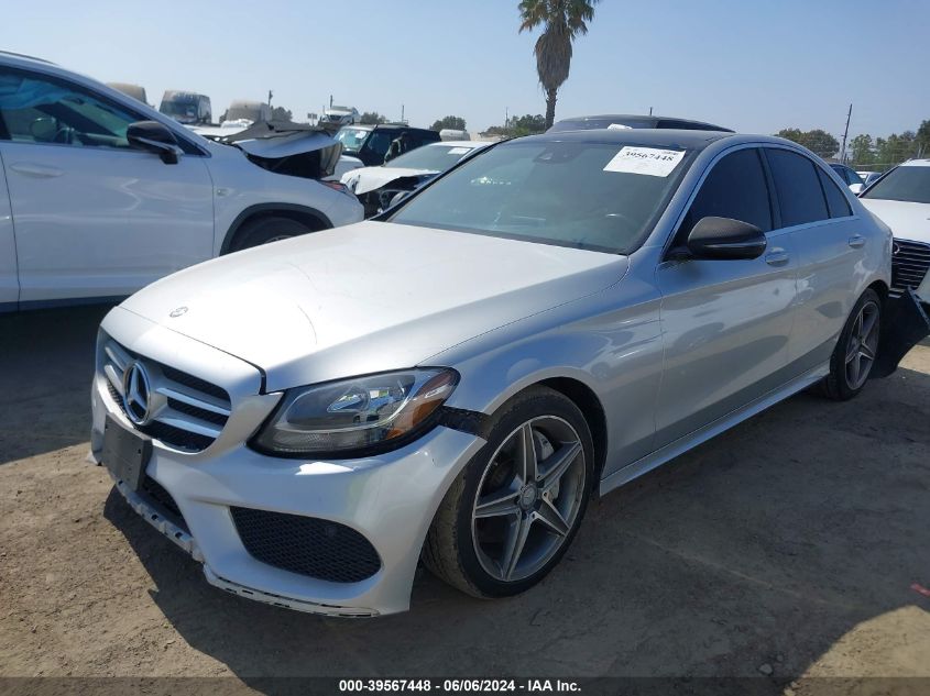 2016 Mercedes-Benz C 300 4Matic/Luxury 4Matic/Sport 4Matic VIN: 55SWF4KB8GU133193 Lot: 39567448