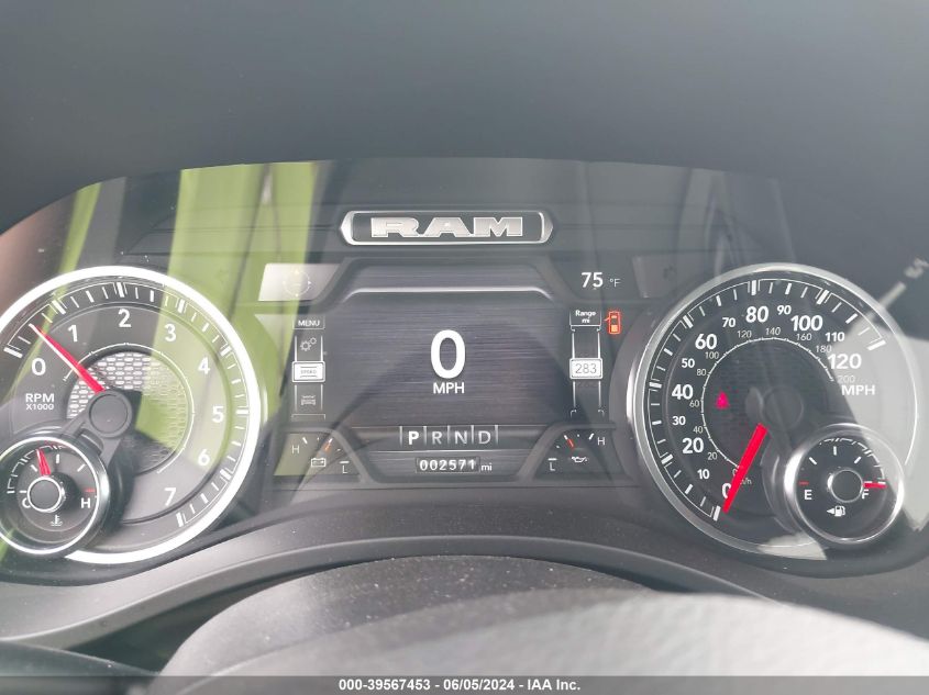 2024 Ram 1500 Laramie 4X2 5'7 Box VIN: 1C6RREJT8RN205415 Lot: 39567453