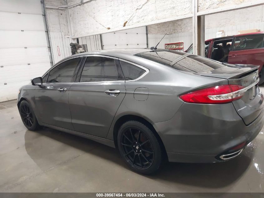 2017 FORD FUSION TITANIUM - 3FA6P0D9XHR351224