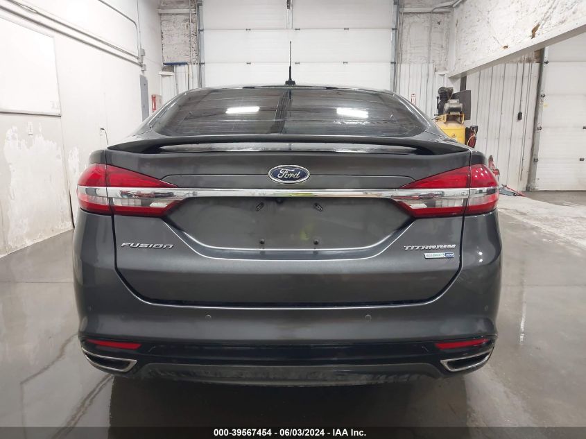 2017 FORD FUSION TITANIUM - 3FA6P0D9XHR351224