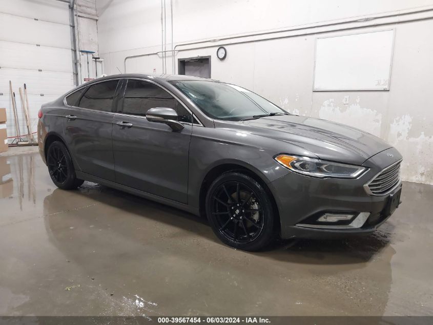 2017 FORD FUSION TITANIUM - 3FA6P0D9XHR351224