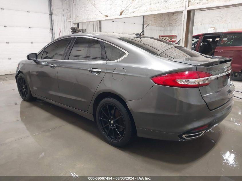 2017 Ford Fusion Titanium VIN: 3FA6P0D9XHR351224 Lot: 39567454