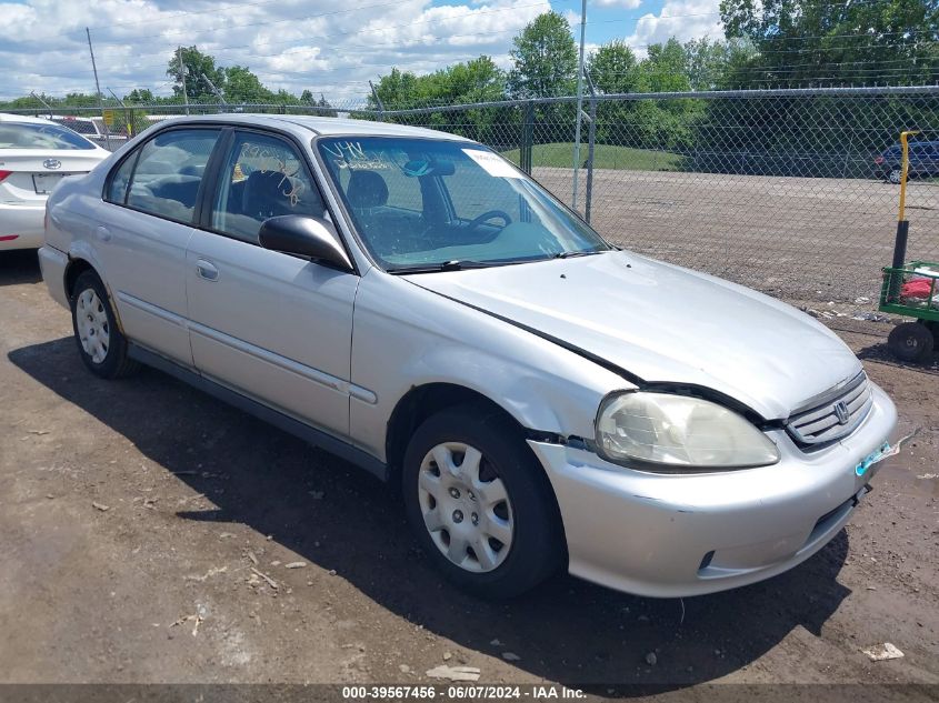 1999 Honda Civic Value Package VIN: 2HGEJ6615XH570802 Lot: 39567456