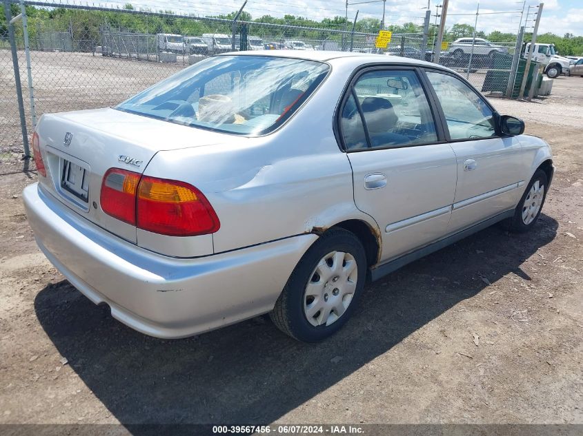 1999 Honda Civic Value Package VIN: 2HGEJ6615XH570802 Lot: 39567456