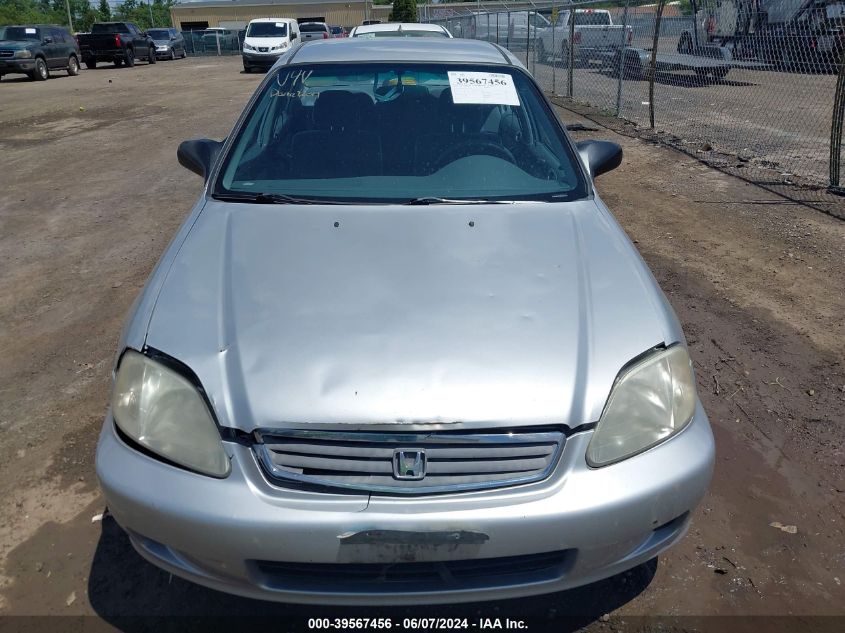 1999 Honda Civic Value Package VIN: 2HGEJ6615XH570802 Lot: 39567456