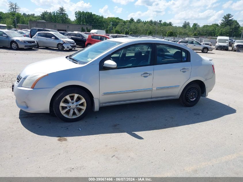 2012 Nissan Sentra 2.0 Sl VIN: 3N1AB6AP1CL721757 Lot: 39567466