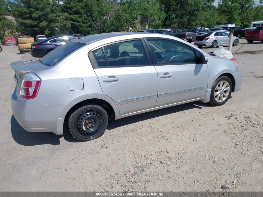 2012 Nissan Sentra 2.0 Sl VIN: 3N1AB6AP1CL721757 Lot: 39567466