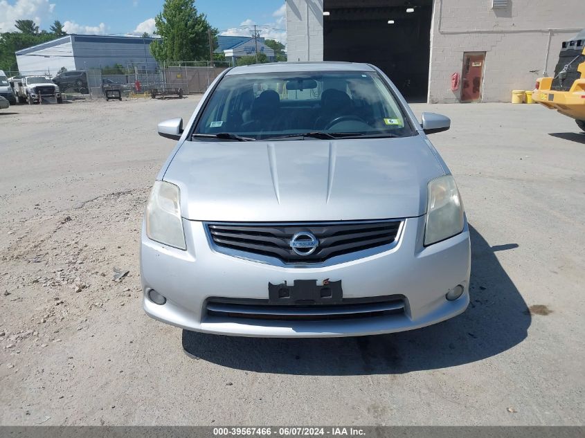 2012 Nissan Sentra 2.0 Sl VIN: 3N1AB6AP1CL721757 Lot: 39567466