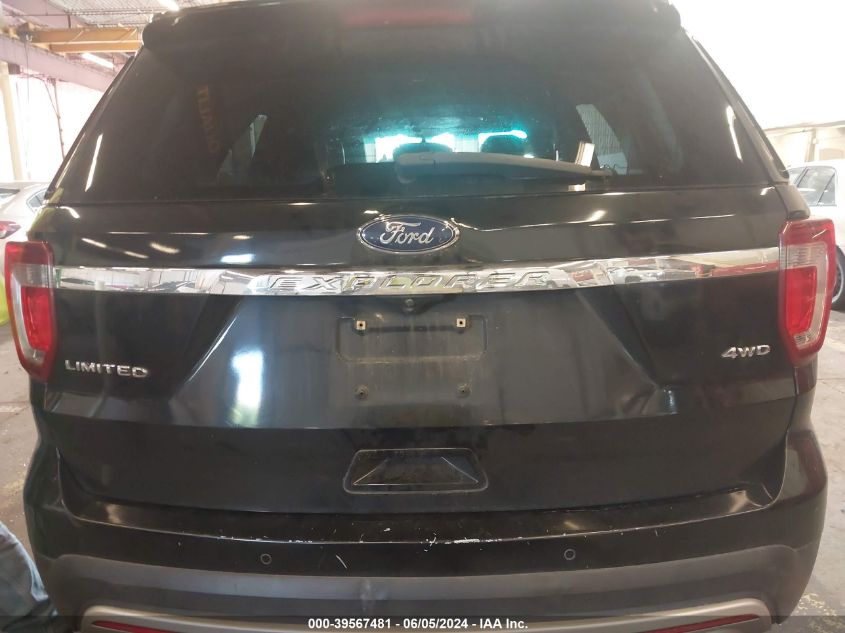 2016 Ford Explorer Limited VIN: 1FM5K8F83GGB98890 Lot: 39567481