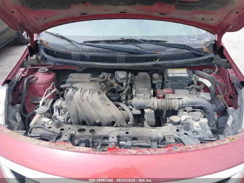 2016 Nissan Versa 1.6 S/1.6 S+/1.6 Sl/1.6 Sv VIN: 3N1CN7AP8GL851613 Lot: 39567486