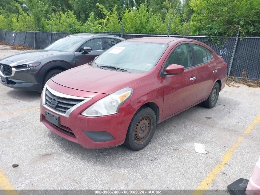 2016 Nissan Versa 1.6 S/1.6 S+/1.6 Sl/1.6 Sv VIN: 3N1CN7AP8GL851613 Lot: 39567486