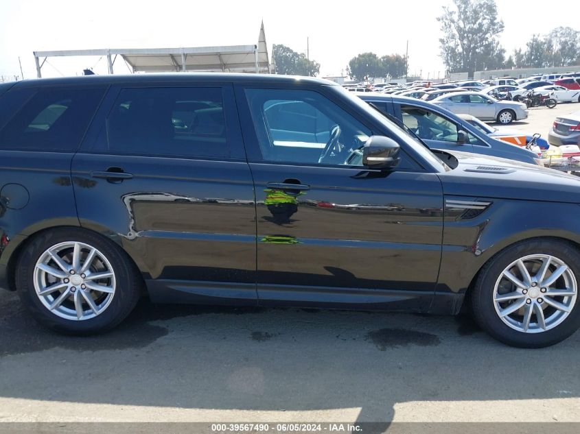 2016 Land Rover Range Rover Sport 3.0L V6 Turbocharged Diesel Se Td6 VIN: SALWG2KF7GA658589 Lot: 39567490