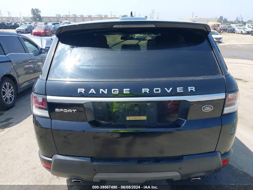 2016 Land Rover Range Rover Sport 3.0L V6 Turbocharged Diesel Se Td6 VIN: SALWG2KF7GA658589 Lot: 39567490