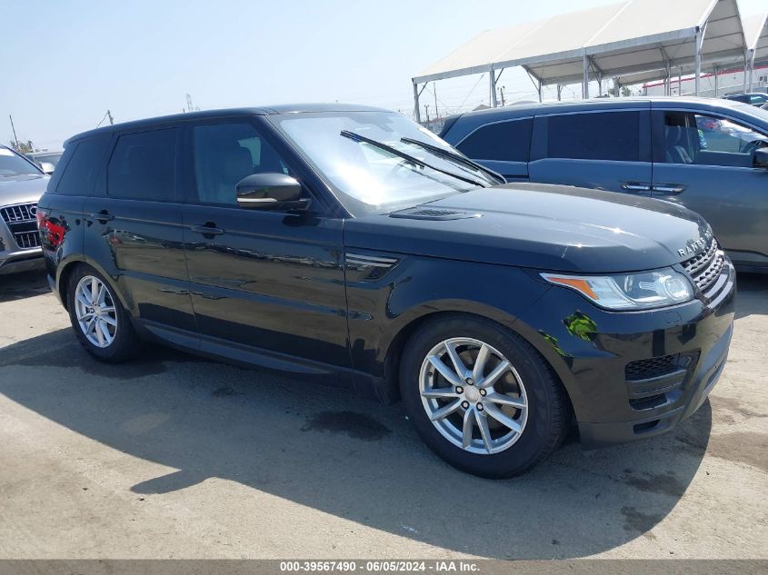 2016 Land Rover Range Rover Sport 3.0L V6 Turbocharged Diesel Se Td6 VIN: SALWG2KF7GA658589 Lot: 39567490