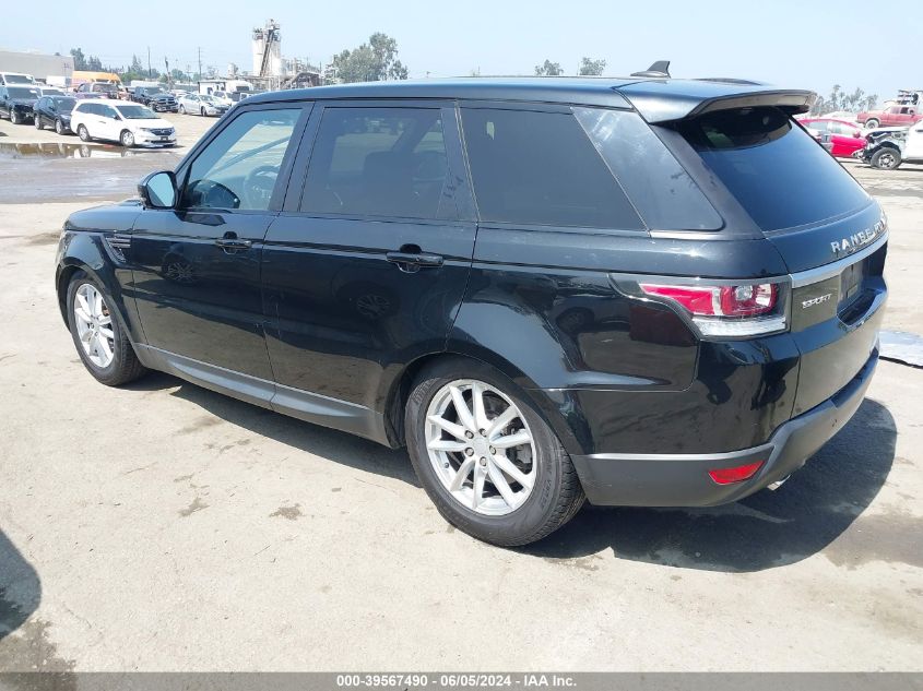 2016 Land Rover Range Rover Sport 3.0L V6 Turbocharged Diesel Se Td6 VIN: SALWG2KF7GA658589 Lot: 39567490