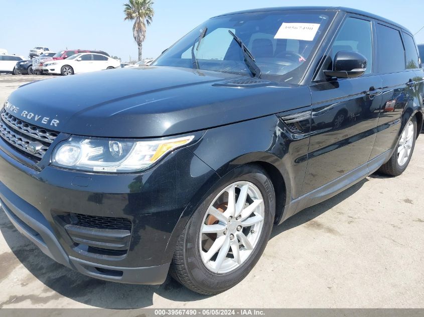 2016 Land Rover Range Rover Sport 3.0L V6 Turbocharged Diesel Se Td6 VIN: SALWG2KF7GA658589 Lot: 39567490