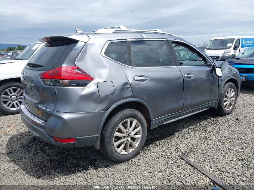 2017 Nissan Rogue Sv VIN: KNMAT2MV1HP537895 Lot: 39567502