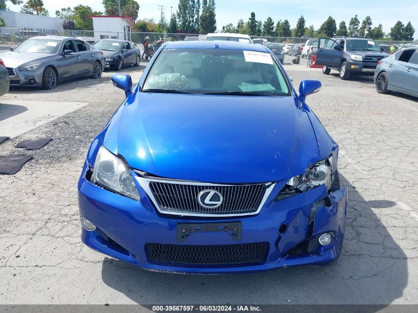 2010 Lexus Is 250C VIN: JTHFF2C24A2502175 Lot: 39567597