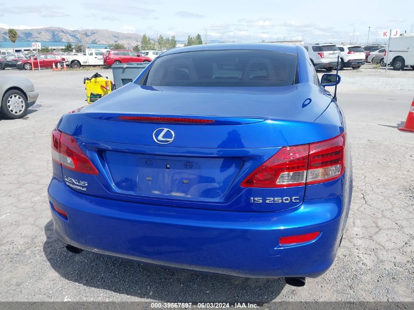2010 Lexus Is 250C VIN: JTHFF2C24A2502175 Lot: 39567597