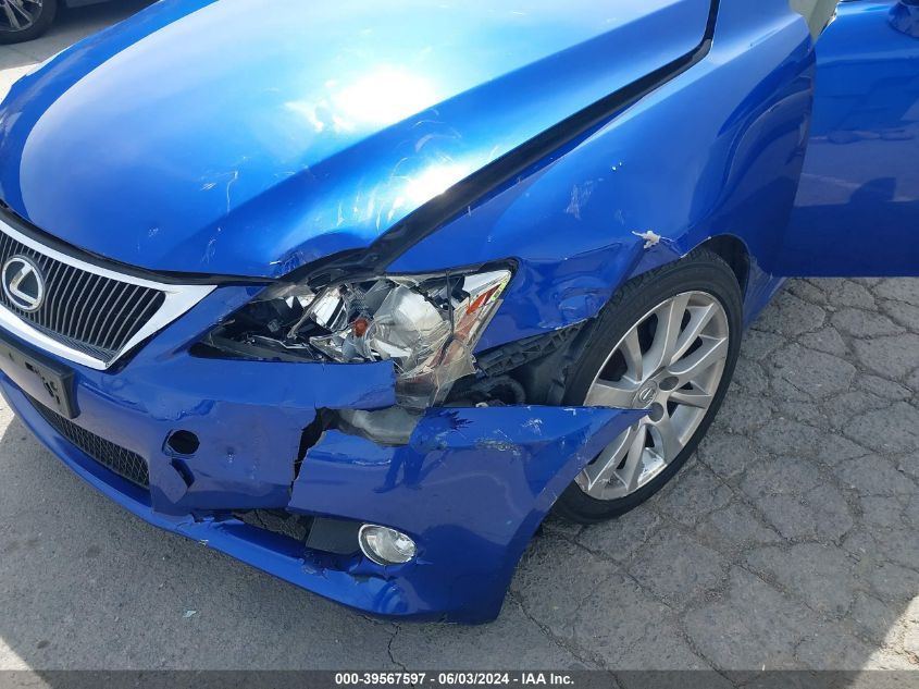 2010 Lexus Is 250C VIN: JTHFF2C24A2502175 Lot: 39567597