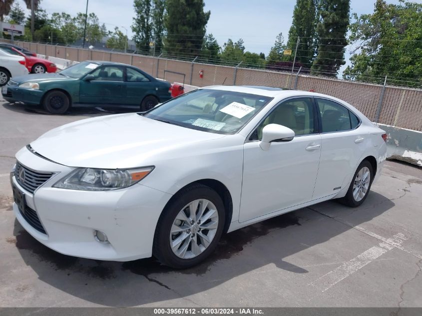 2013 Lexus Es 300H VIN: JTHBW1GG4D2021927 Lot: 39567612